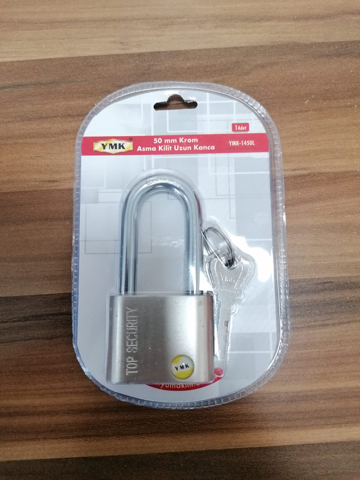 YMK UZUN KROM ASMA KİLİT 50 MM